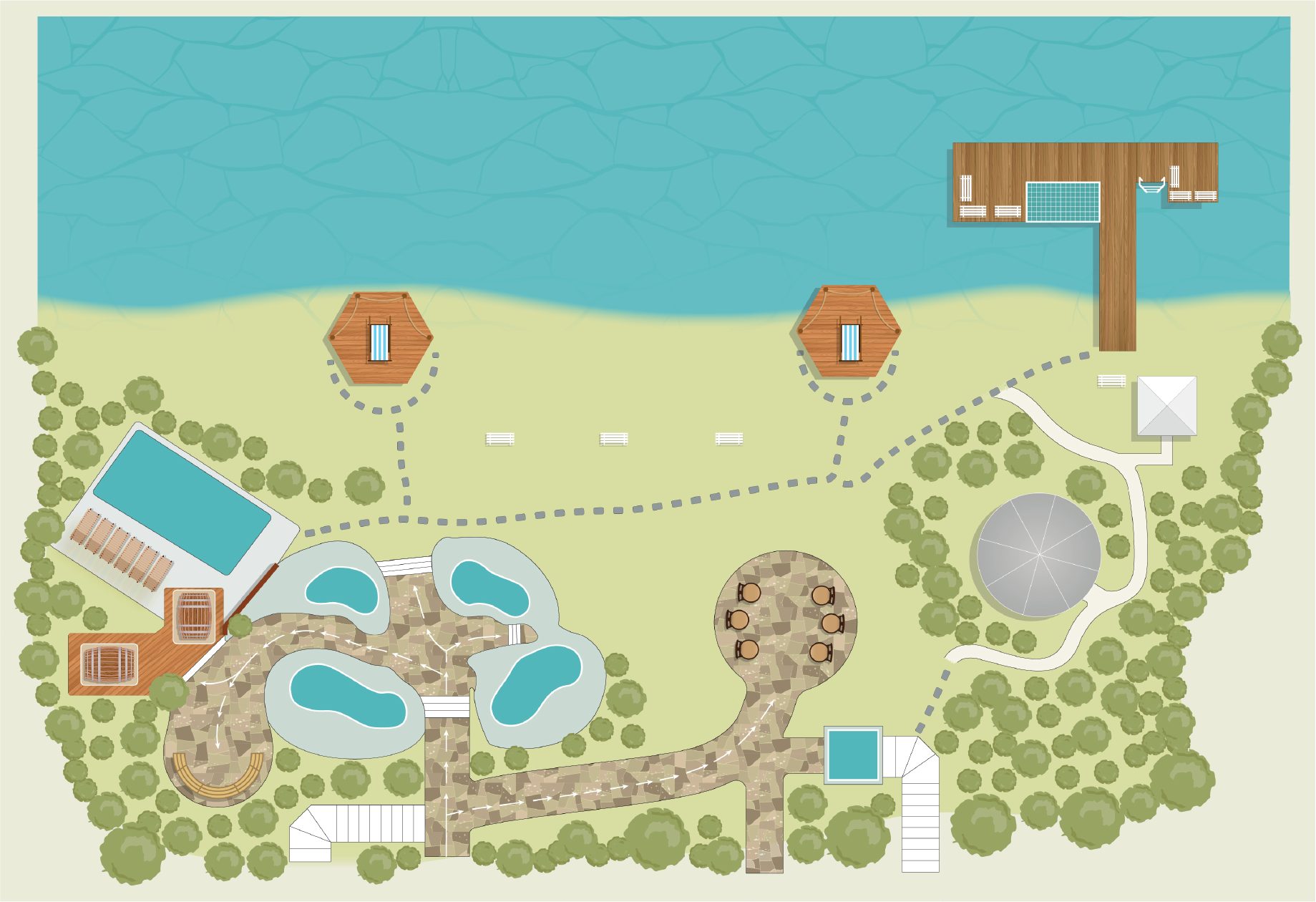 Plan - Estello Suites et Spa